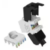 Equip 769227 Keystone-Buchse Cat.6A, ungeschirmt, werkzeugfreies LSA, weiß, 8 Stk.
