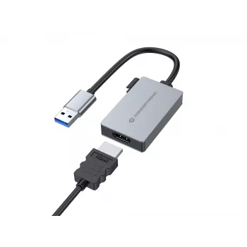 Conceptronic ABBY22G USB zu HDMI 1.4 Adapter, 1080P 60 Hz