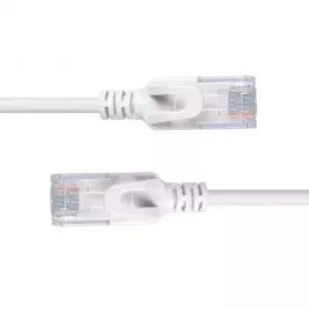 Lindy 2m Cat.6A U/UTP Ultra schlank Netzwerkkabel, Grau