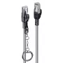 Lindy 10m Cat.6A S/FTP Locking Netzwerkkabel, Grau