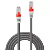Lindy 0,3 m Cat.6A S/FTP LSZH Netzwerkkabel, Grau