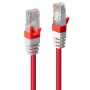 Netzwerkkabel Lindy Cat.6 (A) SSTP / S/FTP PIMF 10m RJ-45 Rot