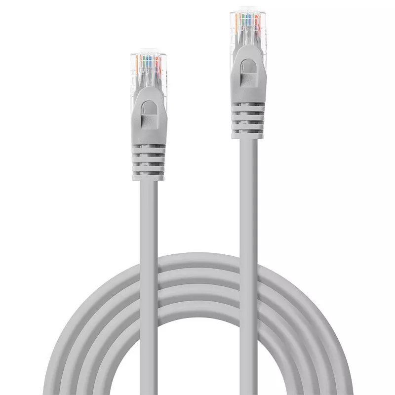 Netzwerkkabel Lindy 40m RJ-45 Cat5e Grau