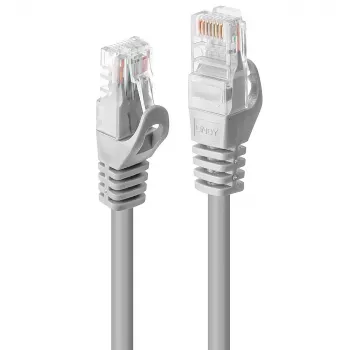 Lindy 48406 Cat5e U/UTP Patchkabel, 1 m, grau, 50er-Pack