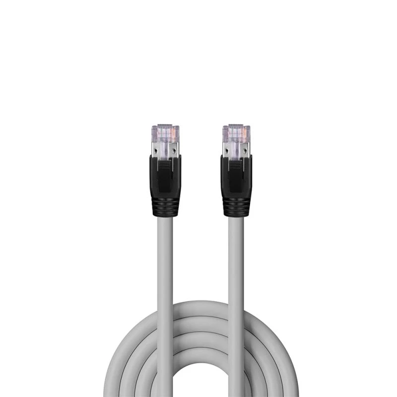 Netzwerkkabel Lindy Cat.6A U/FTP LSZH Solid Core, 50 m, RJ-45–RJ-45, 10GBase-T, grau