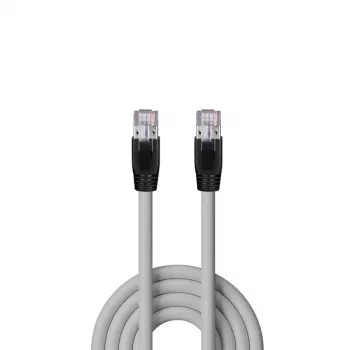 Netzwerkkabel Lindy Cat.6A U/FTP LSZH, solid core, 60 m, Grau, RJ-45