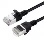 Microconnect V-FTP6A0015S-schlank Netzwerkkabel Schwarz 0,15 m Cat6a U/FTP (STP)