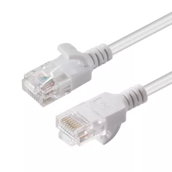 Netzwerkkabel Microconnect V-UTP6015W-schlank RJ45 Cat5e 15m Weiß
