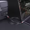 Lindy 0,5 m USB 3.2 Typ-C-auf-B-Kabel 5 Gbit/s Schwarz
