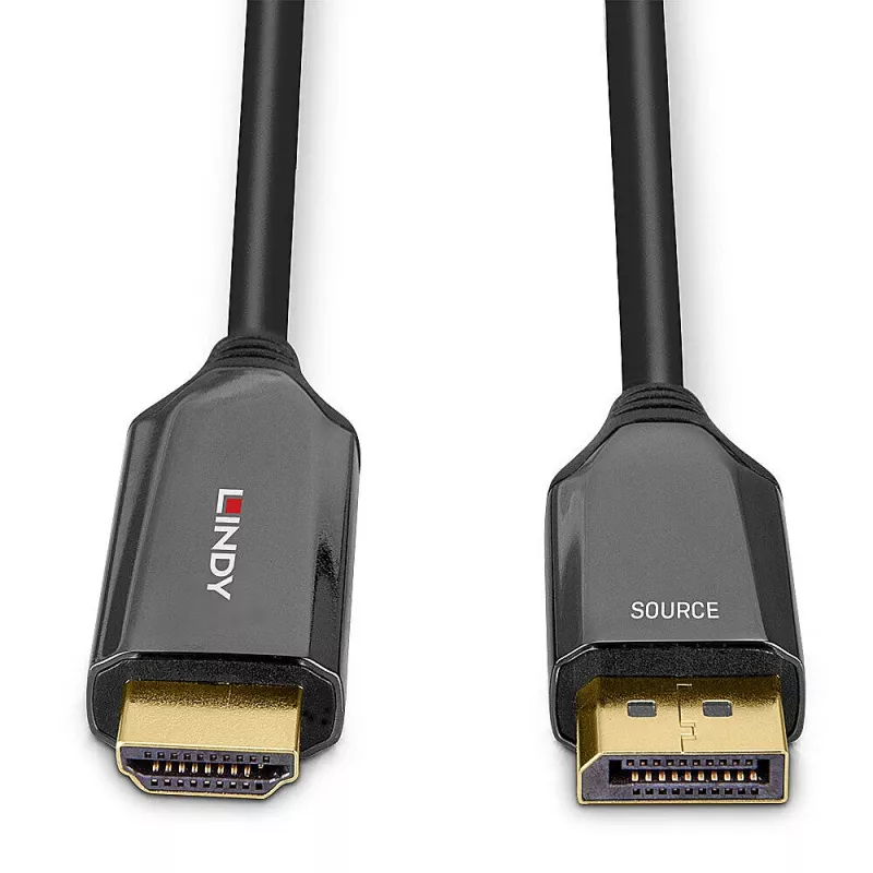 Lindy 1m aktives DisplayPort 1.4 auf HDMI 8K60 Kabel