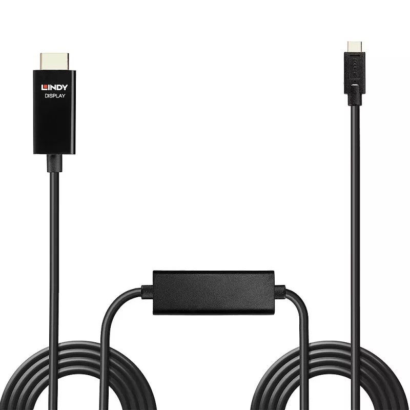 Lindy 5m USB Type C auf HDMI 4K60 Adapterkabel mit HDR