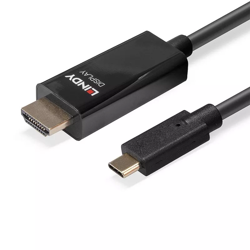 Lindy 5m USB Type C auf HDMI 4K60 Adapterkabel mit HDR
