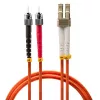 Lindy 1m LC-ST OM2 50/125 Glasfaser-Patchkabel