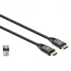 HDMI-Kabel mit Ethernet Manhattan 8K@60Hz 2m geflochten Stecker-Stecker Schwarz