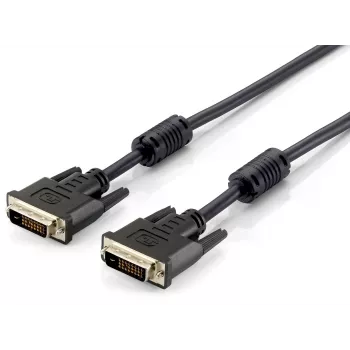 Equip DVI-D Dual Link Kabel, 3,0 m, 3 m, DVI-D, DVI-D, Stecker, Stecker, Schwarz