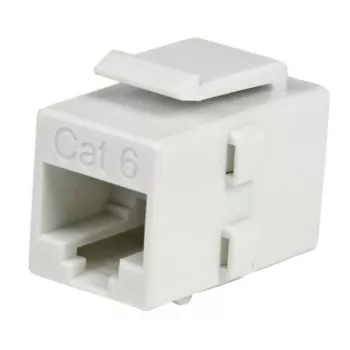 StarTech.com Weiß Cat 6 RJ45 Keystone-Buchse Netzwerkkupplung - F/F