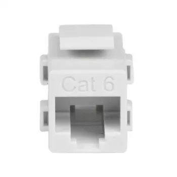 StarTech.com Weiß Cat 6 RJ45 Keystone-Buchse Netzwerkkupplung - F/F