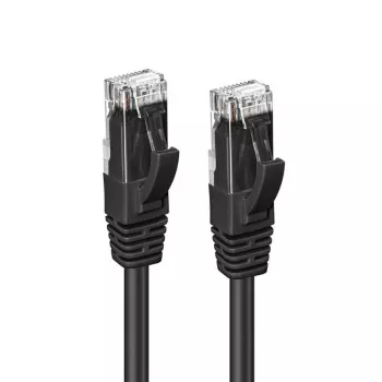 Netzwerkkabel MicroConnect CAT6A UTP RJ-45 0,3 m Schwarz