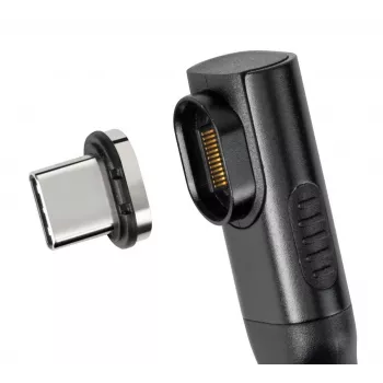 MicroConnect MC-LS-USB4MP2S Premium USB4 Magnetstecker, 40 Gbit/s, 240 W, 8K (2 Stück)