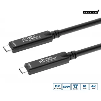 USB-C-Kabel MicroConnect MC-USB3.2CC075-8K-OP 7,5 m – USB-C auf USB-C, 7,5 m Länge