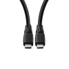 USB-C-Kabel MicroConnect ColorFlex 100W USB3.2CC03-LSZH, USB-C auf USB-C, USB 3.2, 100W PD, LSZH-Mantel