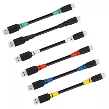 USB-C-auf-USB-A-Adapterkabel MicroConnect USB3.2AC1-LSZH, 1 m, USB 3.2