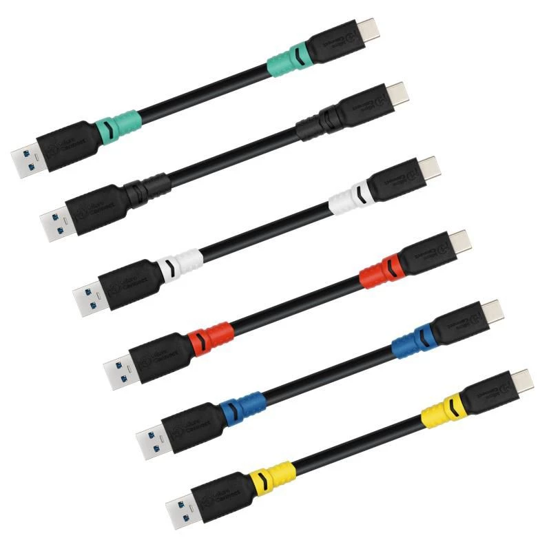 MicroConnect USB3.2AC2-LSZH ColorFlex USB-C-auf-USB-A-Kabel, USB 3.2, 60 W, 10 Gbit/s, LSZH