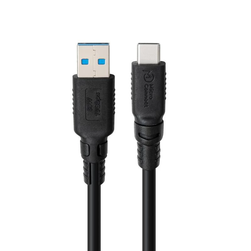 MicroConnect USB3.2AC3-LSZH ColorFlex USB-C-auf-USB-A-Kabel, USB 3.2, 60 W, 10 Gbit/s, LSZH