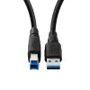 USB-A-auf-B-Kabel MicroConnect ColorFlex USB 3.2 Gen 1 (USB 3.0) 1 m, LSZH
