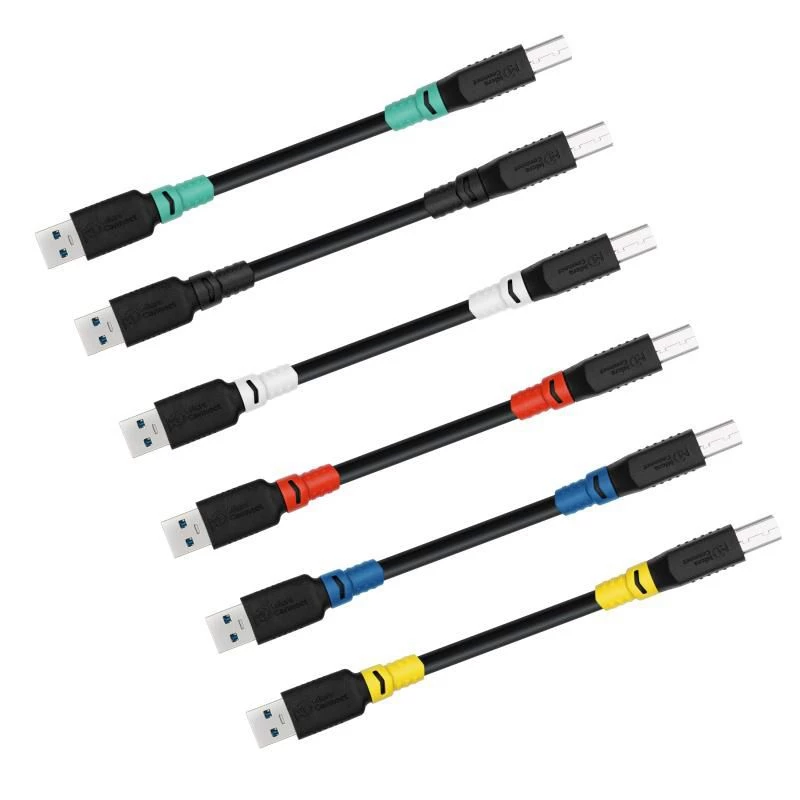MicroConnect ColorFlex USB 3.2 A-B Gen 1 Kabel, 2 m, halogenfrei LSZH
