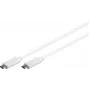USB-C-Kabel MicroConnect USB3.1CC2W 2 m Gen2 weiß — USB-C auf USB-C, USB 3.1 Gen 2, 2 m