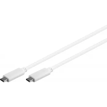 USB-C-Kabel MicroConnect USB3.1CC3W 3 m – USB-Typ-C auf USB-Typ-C, USB 3.1, weiß