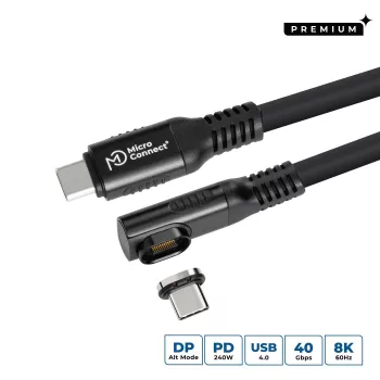Microconnect MC-LS-USB4CC0.5-A USB-Kabel 0,5 m USB-C Schwarz