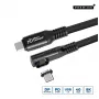 Microconnect MC-LS-USB4CC1.0-A USB-Kabel 1 m USB C Schwarz