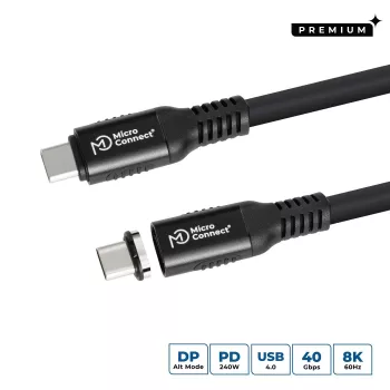 Microconnect MC-LS-USB4CC0.5 USB-Kabel 0,5 m USB C Schwarz