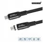 Microconnect MC-LS-USB4CC1.0 USB-Kabel 1 m USB C Schwarz
