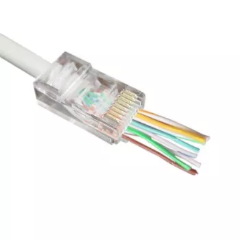 MicroConnect CON5UTPE modularer RJ45-Easy-Stecker Cat5e UTP (100 Stück)