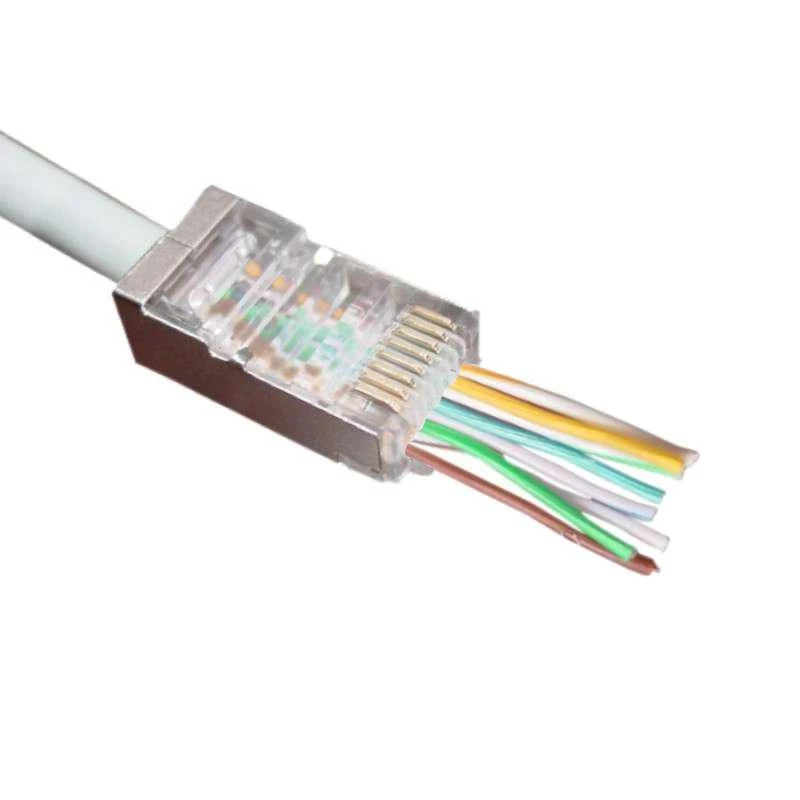 MicroConnect CON6FTPE modularer RJ45-Easy-Stecker Cat6 FTP (100 Stück)