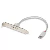 USB 2.0 PC Back Plate Lindy 33123