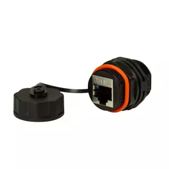 Kabeladapter LOGON NETWORKING TWPGLAND83 RJ-45 Schwarz