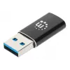 Manhattan 153980 USB-C-(Buchse)-auf-USB-A-(Stecker)-Adapter, USB 3.2 Gen 2, 10 Gbit/s