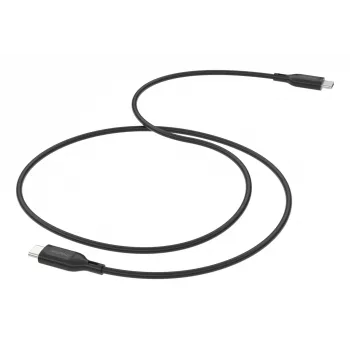mophie essentials USB-C auf USB-C | Ladekabel 2 m, Schwarz, 2 m, USB C, USB C, Schwarz