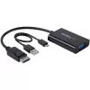 StarTech.com DP2VGAA DisplayPort-auf-VGA-Adapter mit Audio, aktiv, 1920x1200 (WUXGA), DisplayPort 1.2, Schwarz