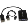 StarTech.com DP2VGAA DisplayPort-auf-VGA-Adapter mit Audio, aktiv, 1920x1200 (WUXGA), DisplayPort 1.2, Schwarz
