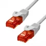 Ethernet-Kabel ProXtend CAT6 RJ-45 U/UTP 0,25 m Grau