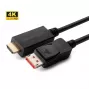 Microconnect MC-DP-HDMI-10004K DisplayPort-Kabel 10 m Schwarz