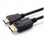Microconnect MC-DP-HDMI-1000 Videokabel-Adapter 10 m DisplayPort Schwarz
