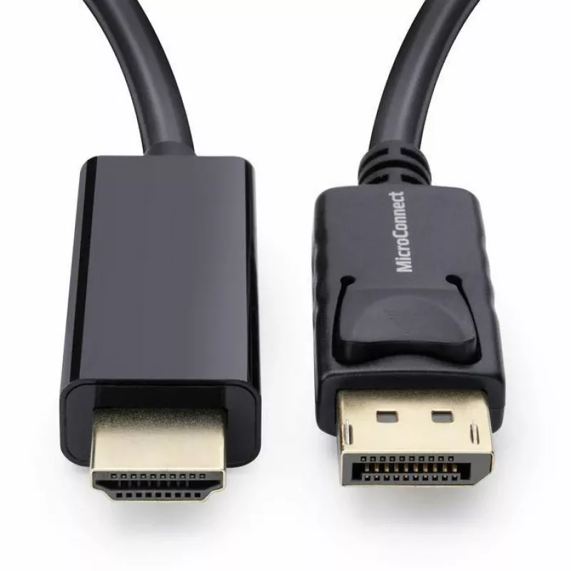 Microconnect MC-DP-HDMI-1000 Videokabel-Adapter 10 m DisplayPort Schwarz