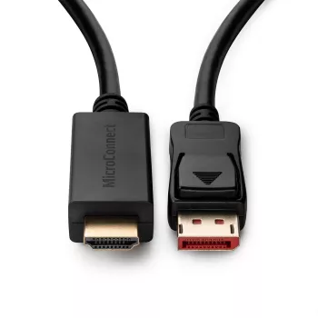 Microconnect MC-DP-HDMI-1504K Videokabel-Adapter 1,5 m DisplayPort Schwarz