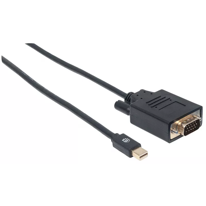 Manhattan 152167 Mini-DisplayPort-auf-VGA-Videokonverter, Schwarz